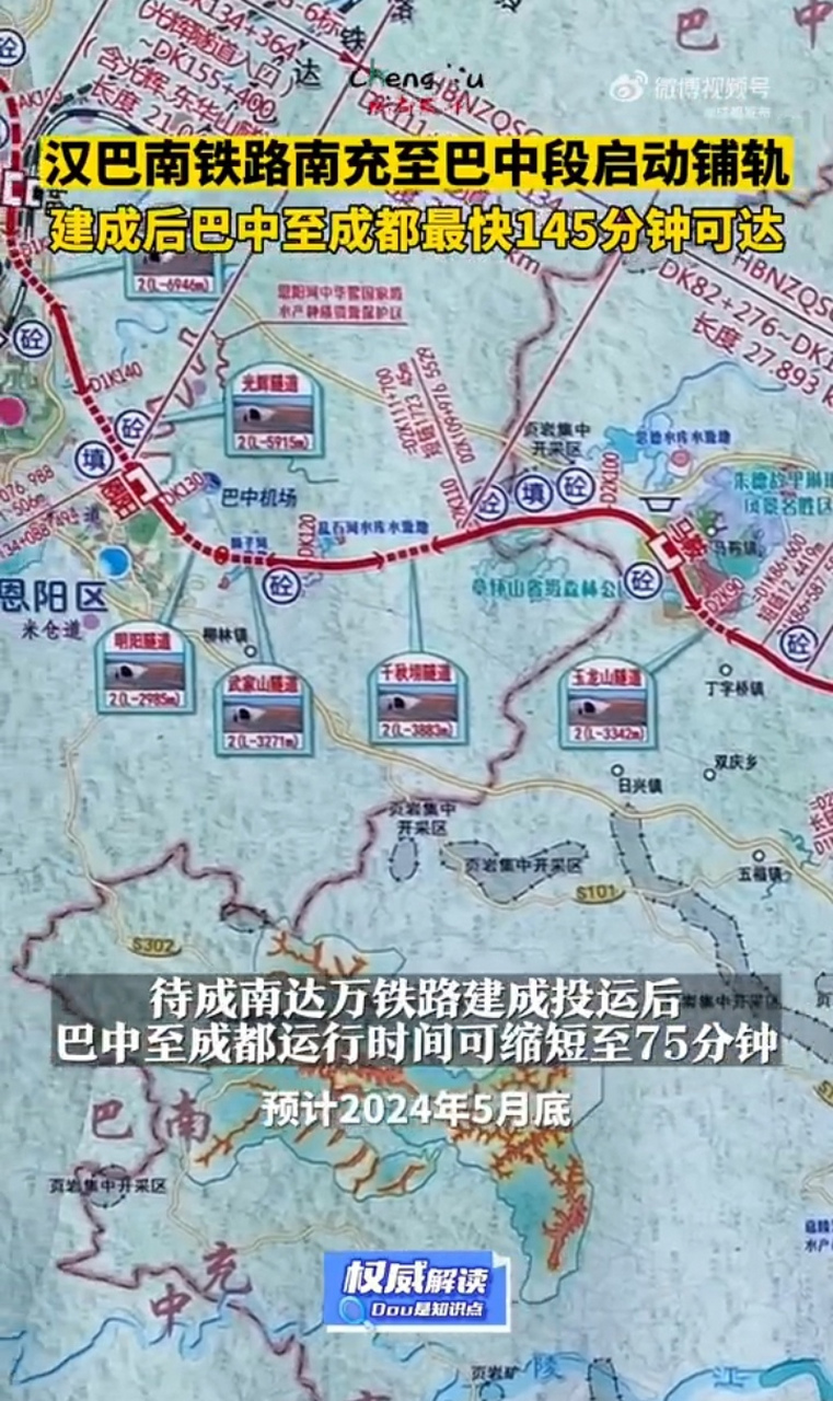 巴中铁路最新进展与挑战全面解读